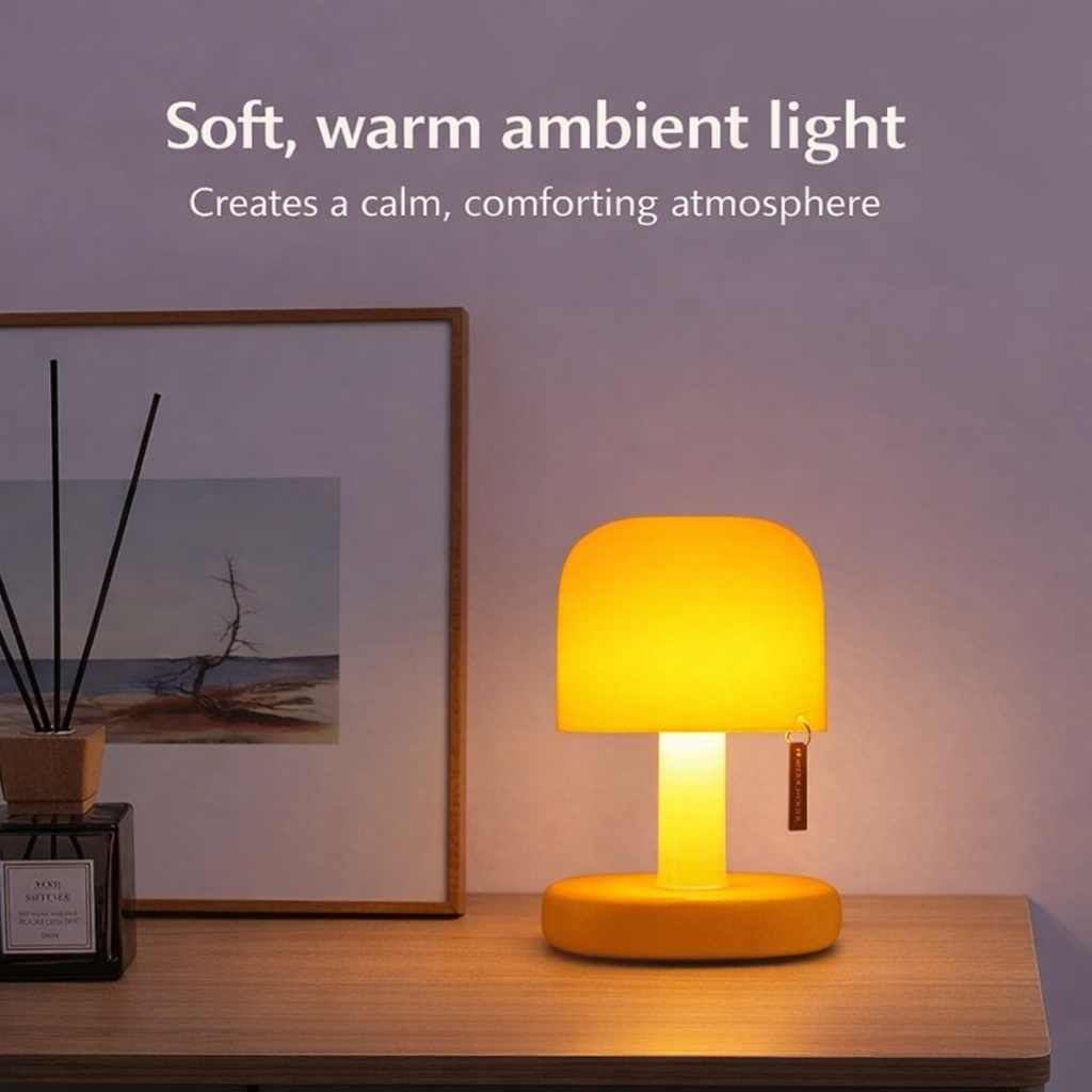 Sunset LED Night Light Table Lamp – USB Rechargeable Ambient Mood Lamp