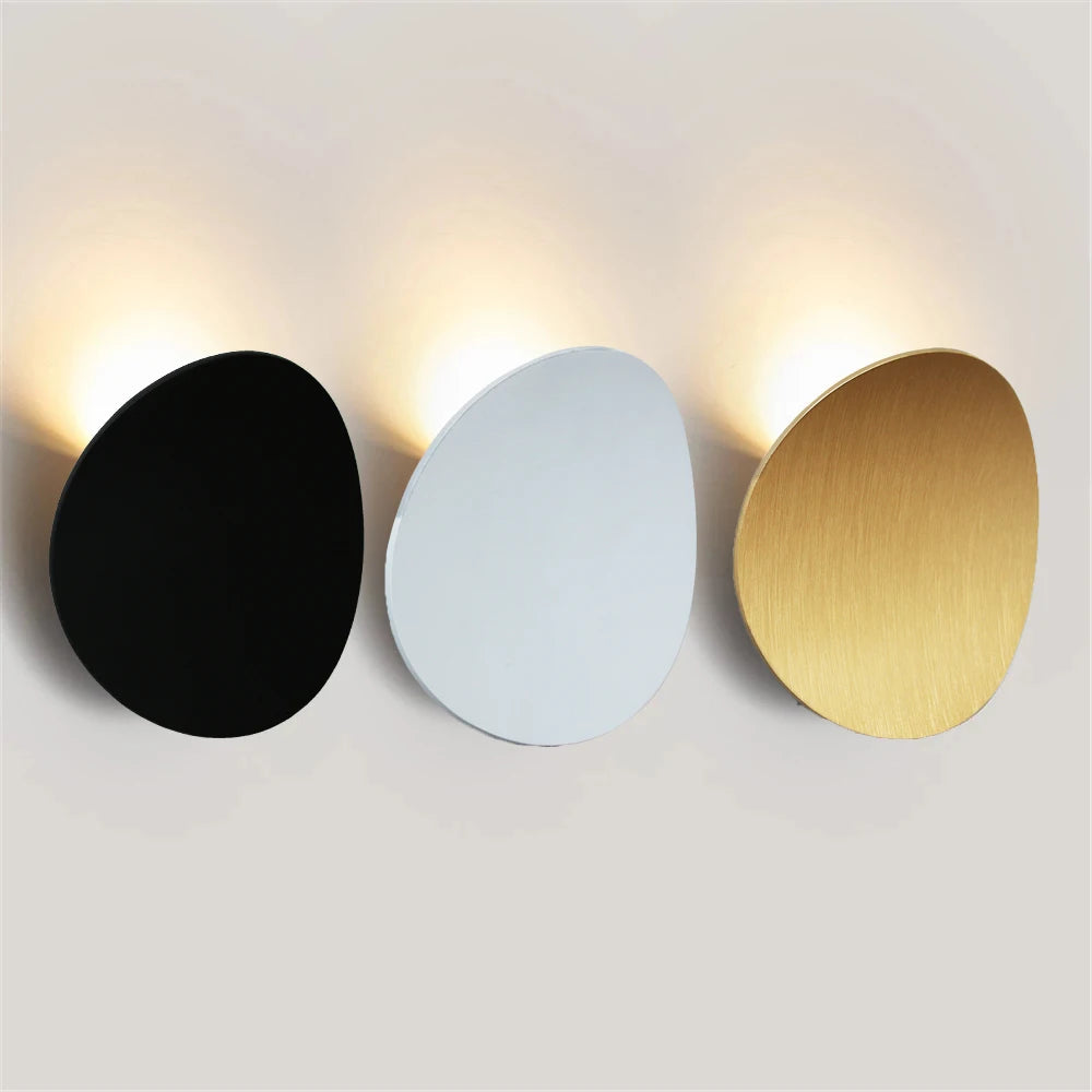 Modern LED Indoor Wall Lamp – Minimalist Aluminum Wall Sconce for Bedroom & Living Room Lighting