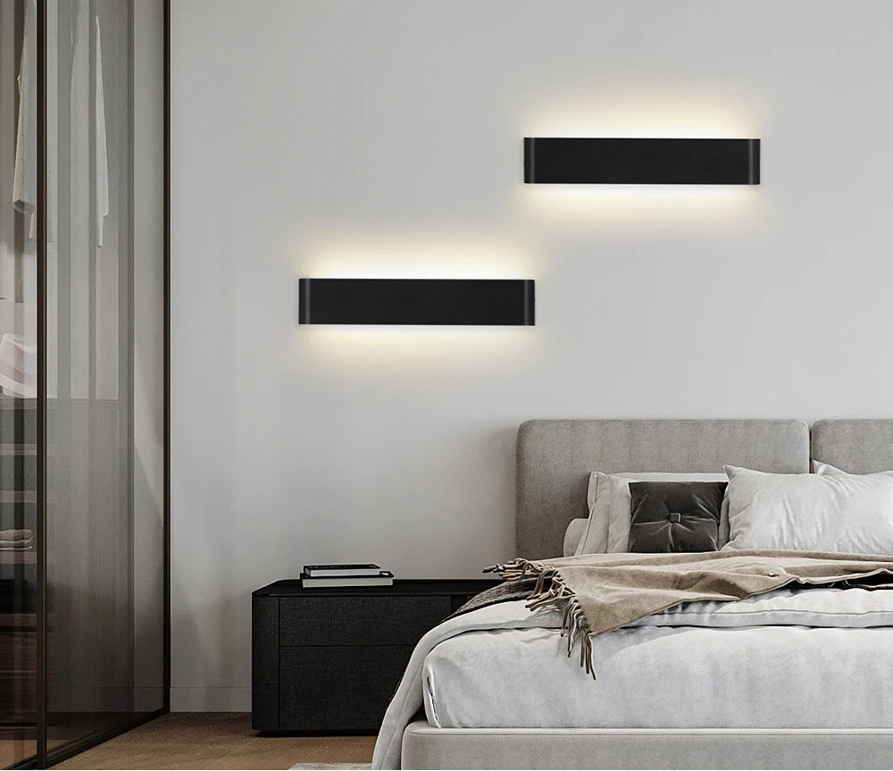 Modern LED Wall Sconce – Brushed Aluminum Indoor Up & Down Lighting for Living Room, Bedroom & Home Decor - PrimePicks