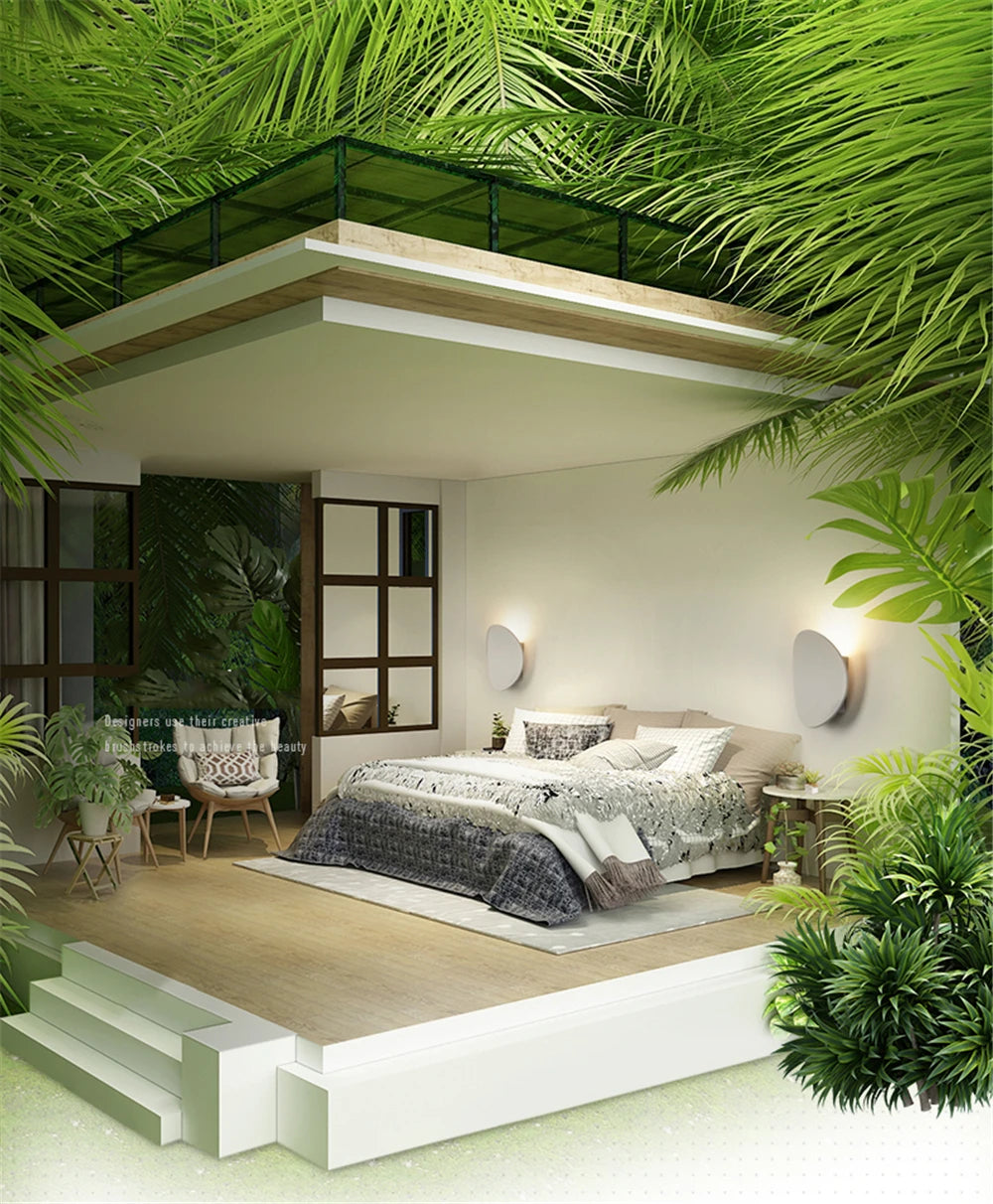 Modern LED Indoor Wall Lamp – Minimalist Aluminum Wall Sconce for Bedroom & Living Room Lighting