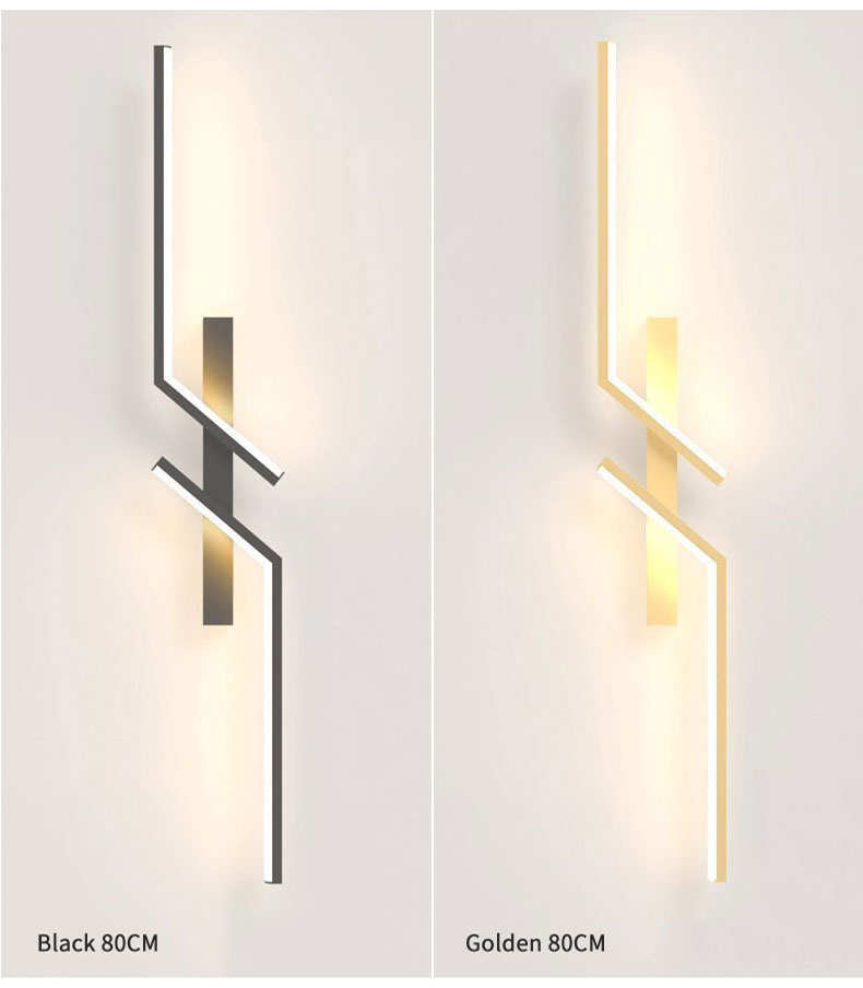 Modern Linear LED Wall Sconce for Bedroom & Living Room – Minimalist Strip Wall Light for Bedside, TV & Sofa Accent Lighting