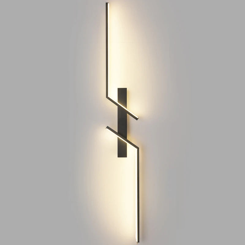 Modern Linear LED Wall Sconce for Bedroom & Living Room – Minimalist Strip Wall Light for Bedside, TV & Sofa Accent Lighting