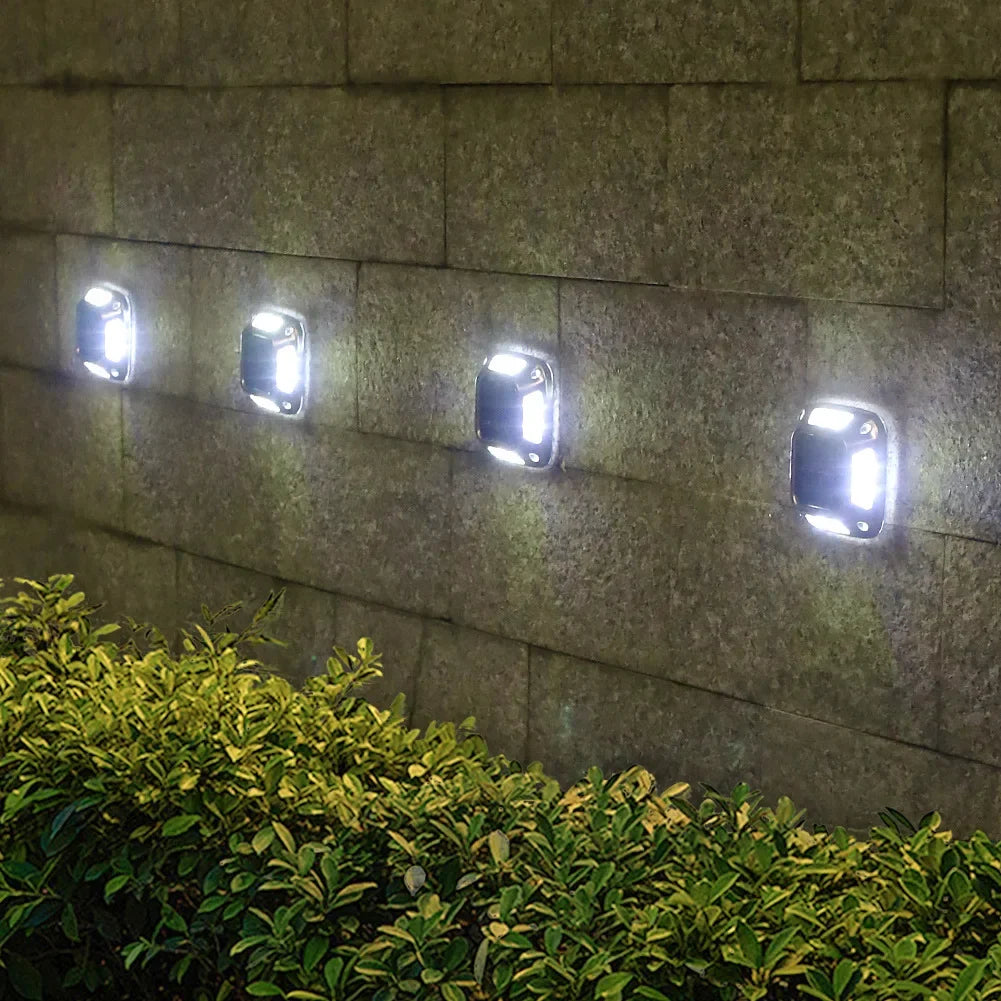 Solar Ground Lights – 8LED Waterproof Warm Light for Garden, Yard & Driveway (1 Pack) - PrimePicks