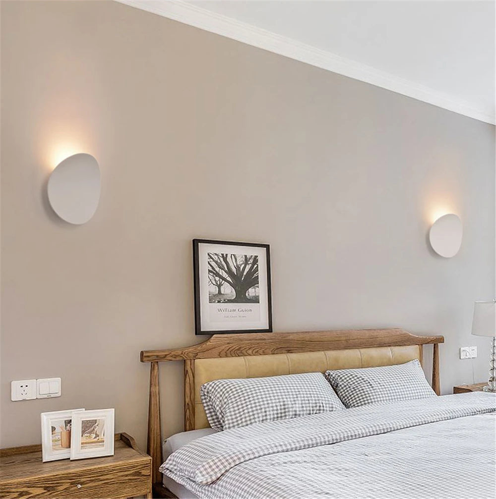 Modern LED Indoor Wall Lamp – Minimalist Aluminum Wall Sconce for Bedroom & Living Room Lighting